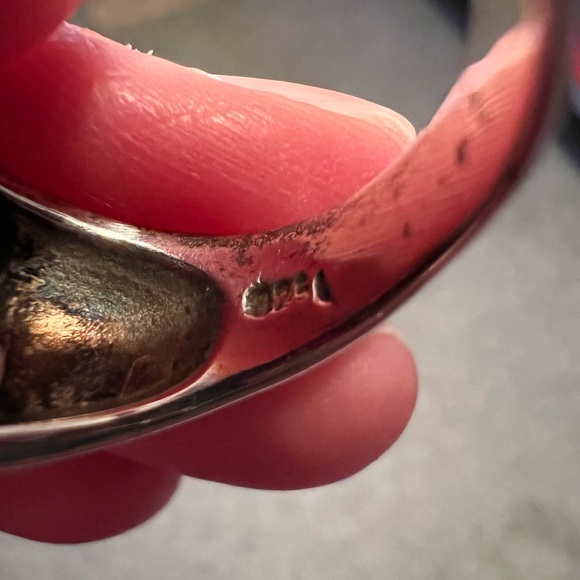 Vintage multi stone ring size 7.25 - Picture 4 of 6